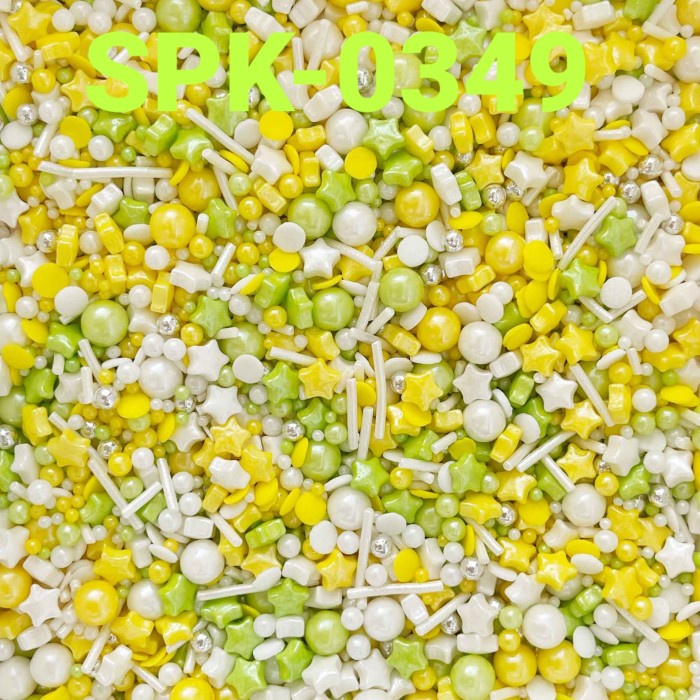 

SPK-0349 SPRINKLES SPRINKLE SPRINGKEL 1KG MUTIARA BINTANG KUNING BEST SELLER