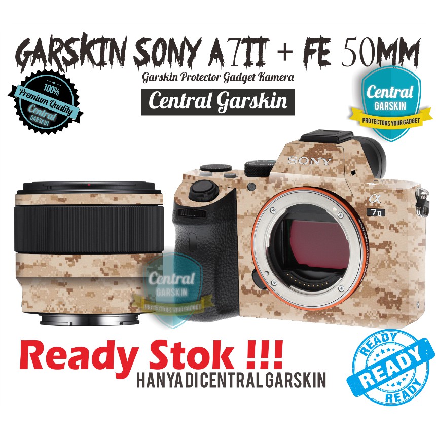 Garskin Kamera Sony a7II & Fe 50mm 1.8  - marine