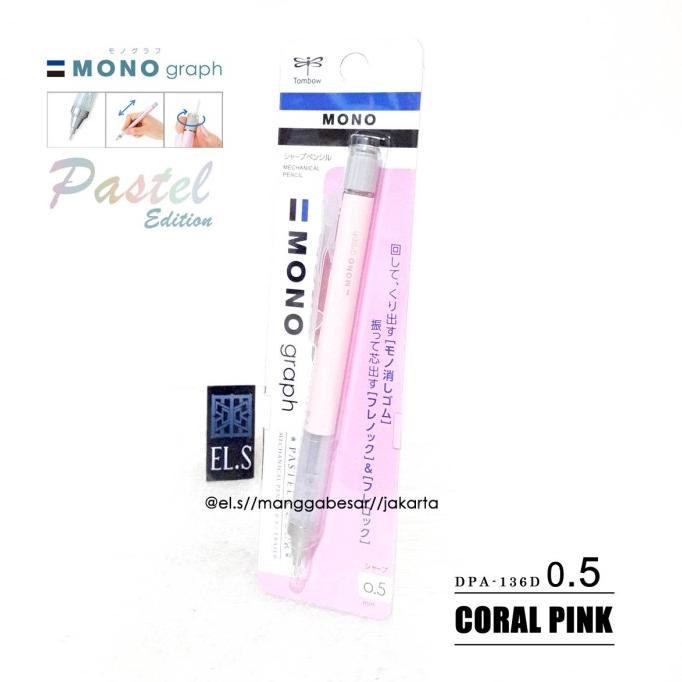 

PROMO Tombow Mono Graph 0.5 Pastel Edition (Pensil Mekanik)/PULPEN GEL/PULPEN LUCU/PULPEN 1 PACK/PENSIL WARNA/PENSIL 2B/PENGHAPUS JOYKO/PENGHAPUS LUCU/RAUTAN PENSIL PUTAR/RAUTAN ELEKTRIK/SPIDOL WARNA/SPIDOL PERMANEN/SPIDOL WHITEBOARD/CORRECTION TAPE