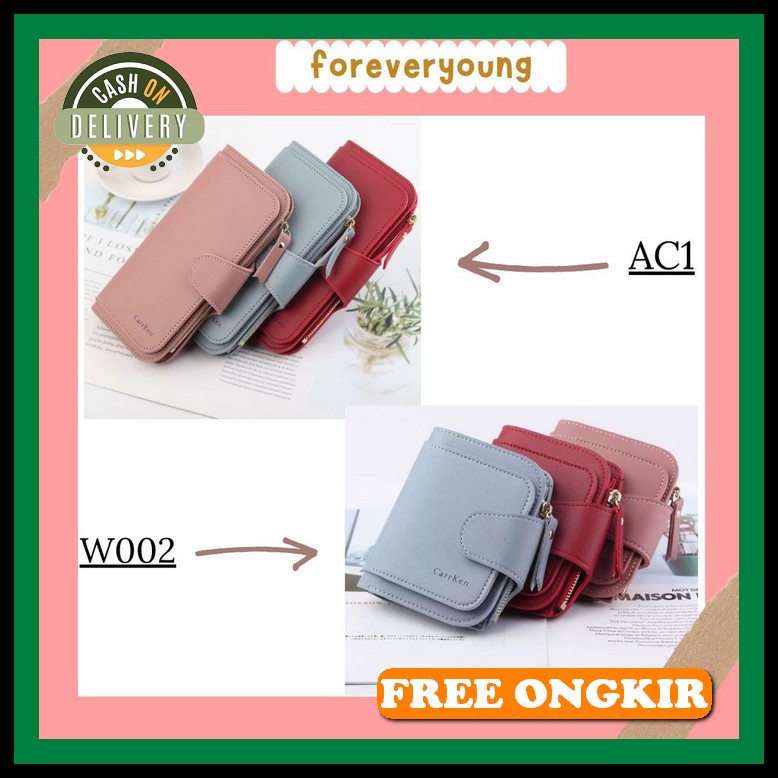 Terbaru Dompet Panjang/Pendek Wanita Import Korea Kulit Premium Mewah Daun Fashion Scaly Murah Lipat