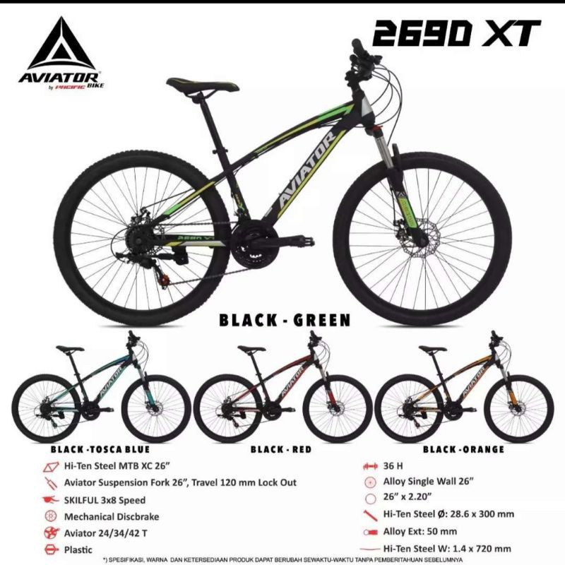 sepeda gunung aviator ukrn 26