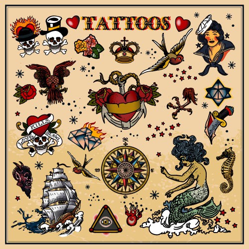 25 Tattoo Collection - Vector Designs