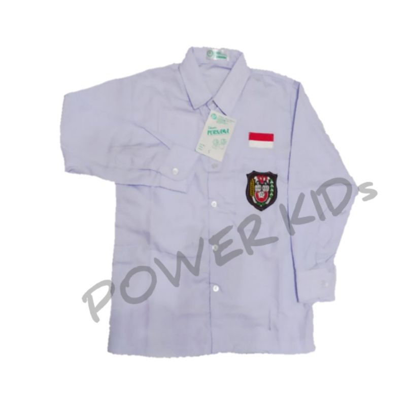 BAJU SERAGAM SEKOLAH SD PUTIH LENGAN PANJANG DAN PENDEK