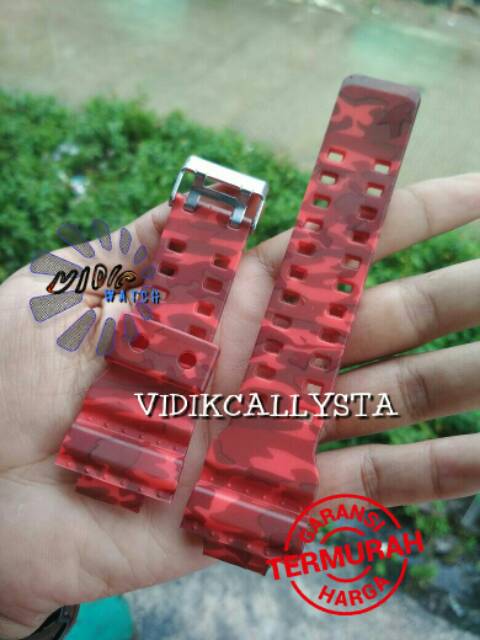 STRAP DIGITEC G-SHOCK GA 100 110 120 300 GD GDF 100 G GR GW 8900 MOTIF LORENG ARMY EDISI SPESIAL