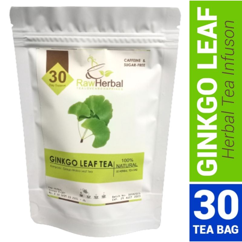 GINKGO LEAF TEA : GINKGO BILOBA LEAF TEA (30 TEA BAG)