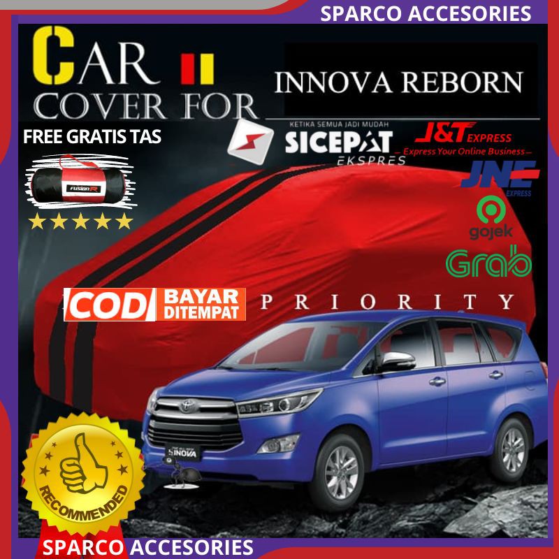 COVER MOBIL INNOVA REBORN INOVA REBORN SARUNG MOBIL NEW INNOVA REBORN ANTI AIR 1
