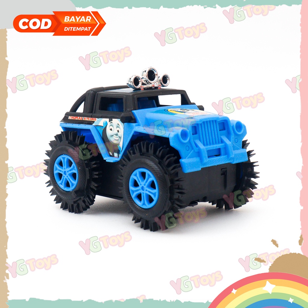 YGtoys Mainan Anak Cowok Mobil Mobilan Jungkir Balik Offroad Tumbling Tiping Car Karakter