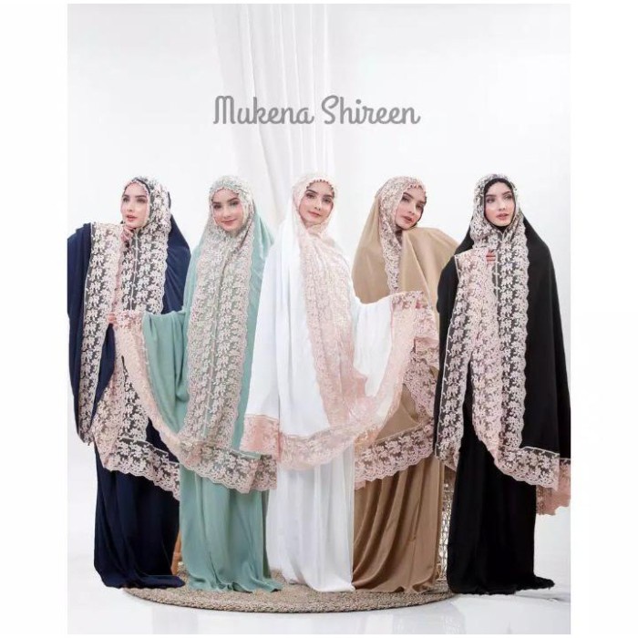 Mukena Dewasa shireen shiren renda bordir mewah model terbaru murah