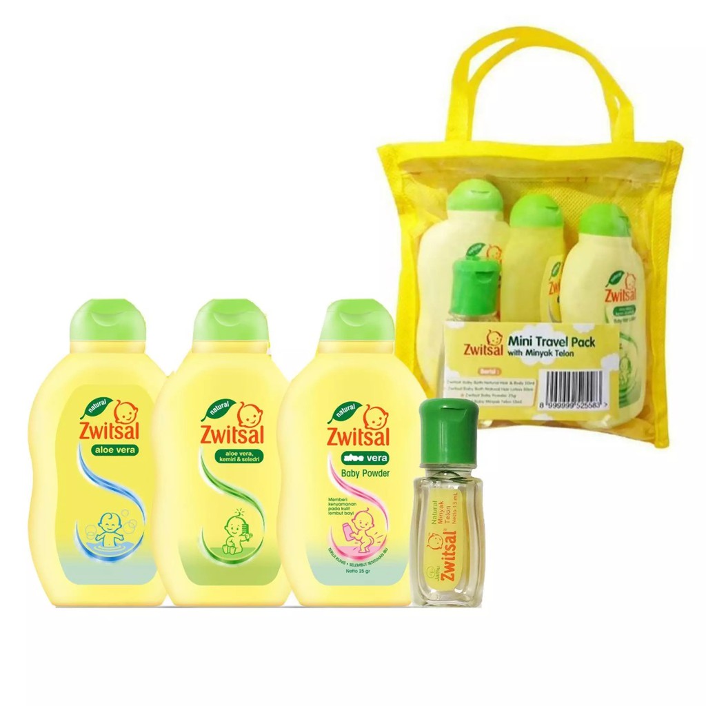 ZWITSAL Safe Travel Kit  ( Zwitsal Mini Travel Pack) Perlengkapan Bayi Mini Travel Pack