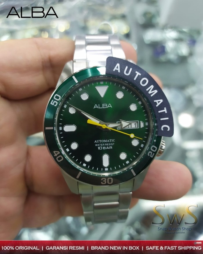 Alba AL4165 Original AL4165X1 Automatic Jam Tangan Pria