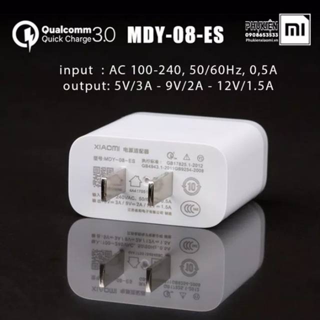 Charger Xiaomi Mi 6 Quick Charge 3.0A Charger Xiaomi ORIGINAL Kabel Data Type C 2.4A FAST CHARGING