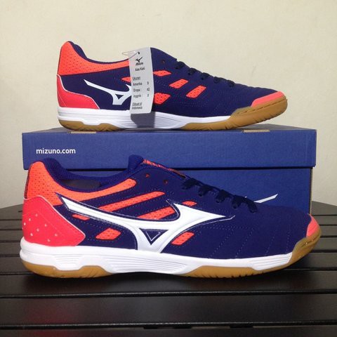 Sepatu Futsal Mizuno Q1GA175214 Sala Classic 2 In Blueprint Wthite