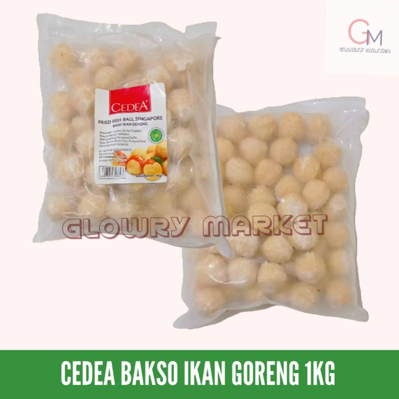 

CEDEA BAKSO IKAN GORENG FRIED FISH BALL 1KG/1000GR BASO IKAN GORENG