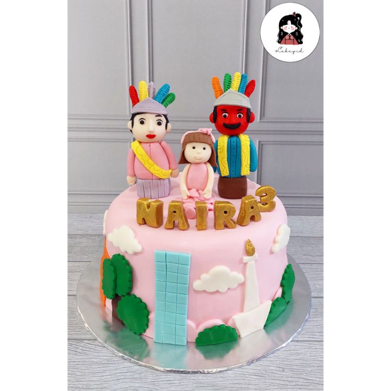 

Kue Ulang Tahun Karakter Ondel-ondel (fondant 20cm)