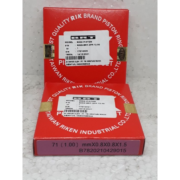 ring piston RIK 72MM