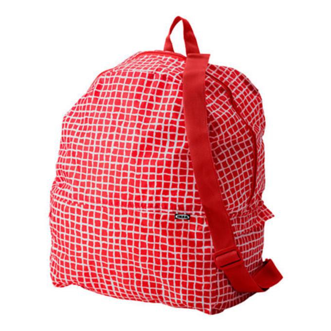 Great Stuff Tas Ransel Lipat Ikea Knalla Merah Promo