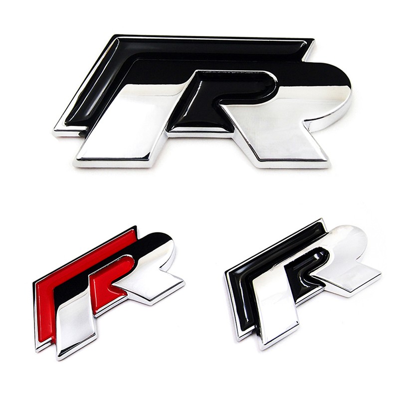 Stiker Emblem Rline R Line Bahan Metal Untuk Bagasi Mobil Vw Golf