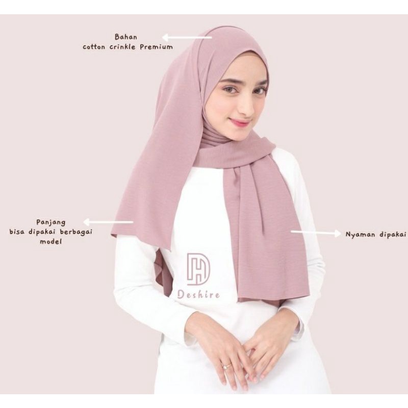 pashmina crinckle air flow 180x75cm