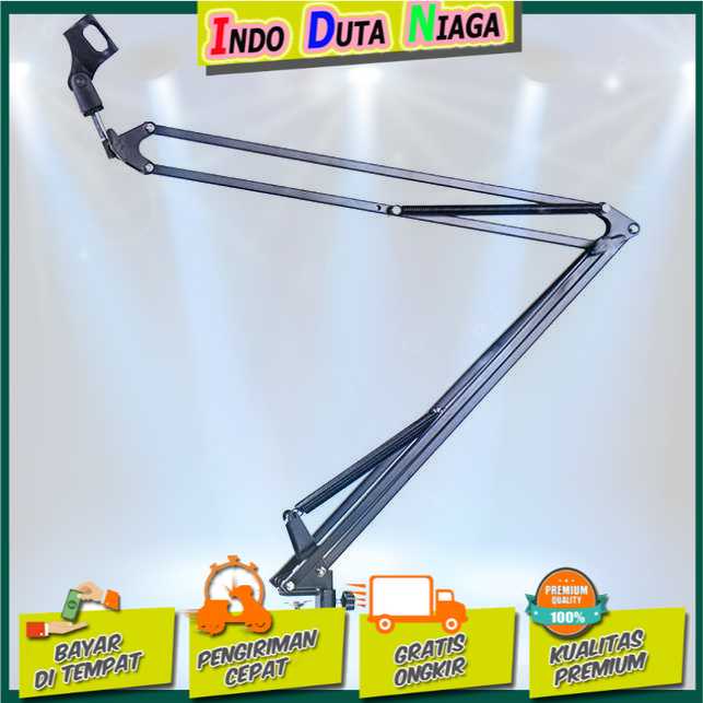 IDN TECH - Condenser Microphone Suspension Boom Scissor Arm Stand - NB-39