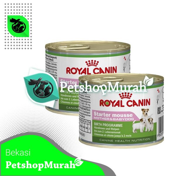 Makanan Anjing Royal Canin Starter Mousse 195 Gram Dog Food