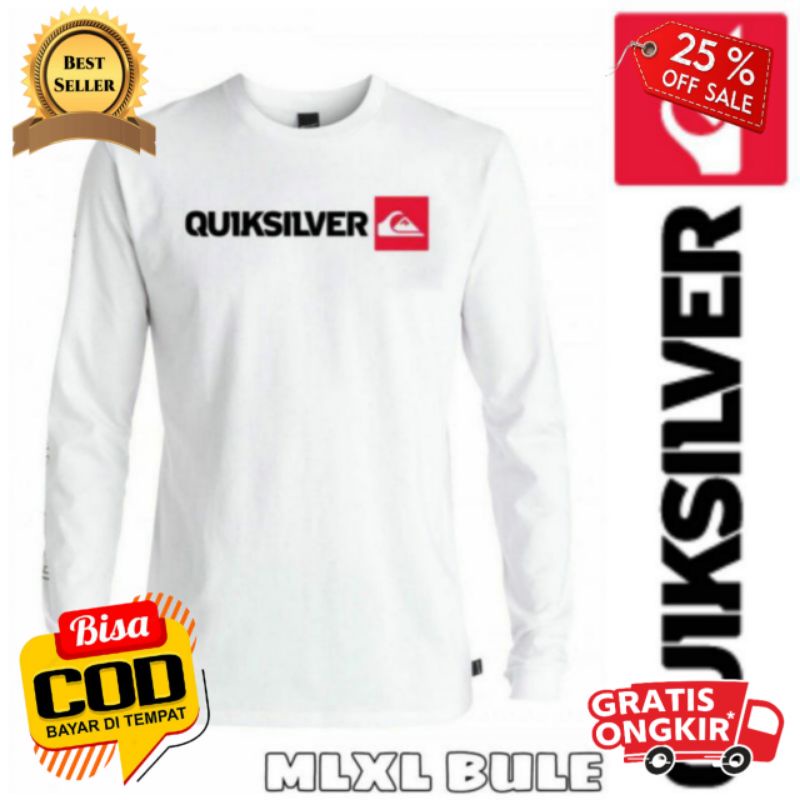 KAOS QUIKSILVER LENGAN PANJANG KAOS PRIA LONG SLEEVE QUIKSILVER