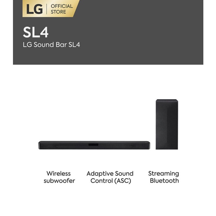 LG Wireless SoundBar - SL4 promo
