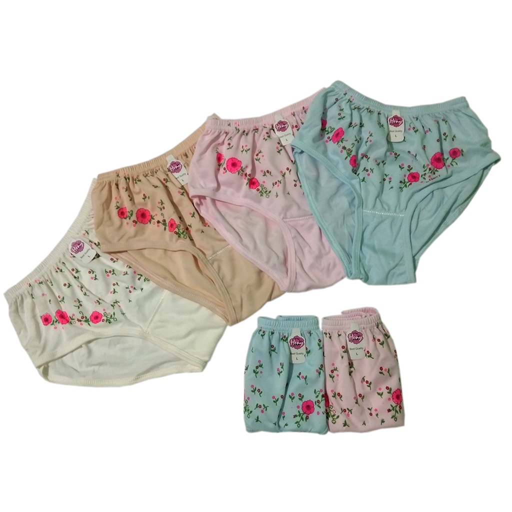 cd celana dalam dalaman kolor motif bunga-bunga wanita perempuan cewe cewek dewasa jumbo murah