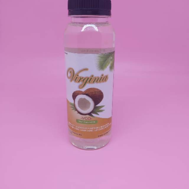 

VCO, 100 % Virgin Coconut Oil, Virginia Kemasan 250 ml I Minyak kelapa murni