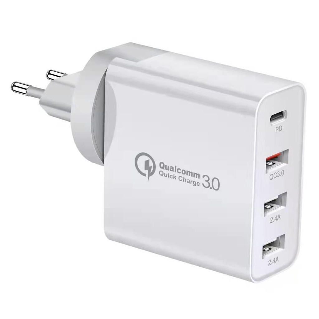 [RO ACC] NVN-PTC07 NANVAN BATOK CHARGER FAST CHARGING 3USB + 1 USB C PD CHARGE