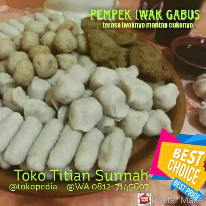 

Pempek Palembang Spesial Ikan Gabus Mpek mpek Telor Adaan Lenjer