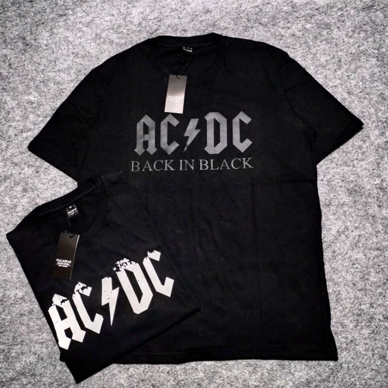 KAOS T-SHIRT ACDC ORIGINAL DESIGN BY PULL&BEAR