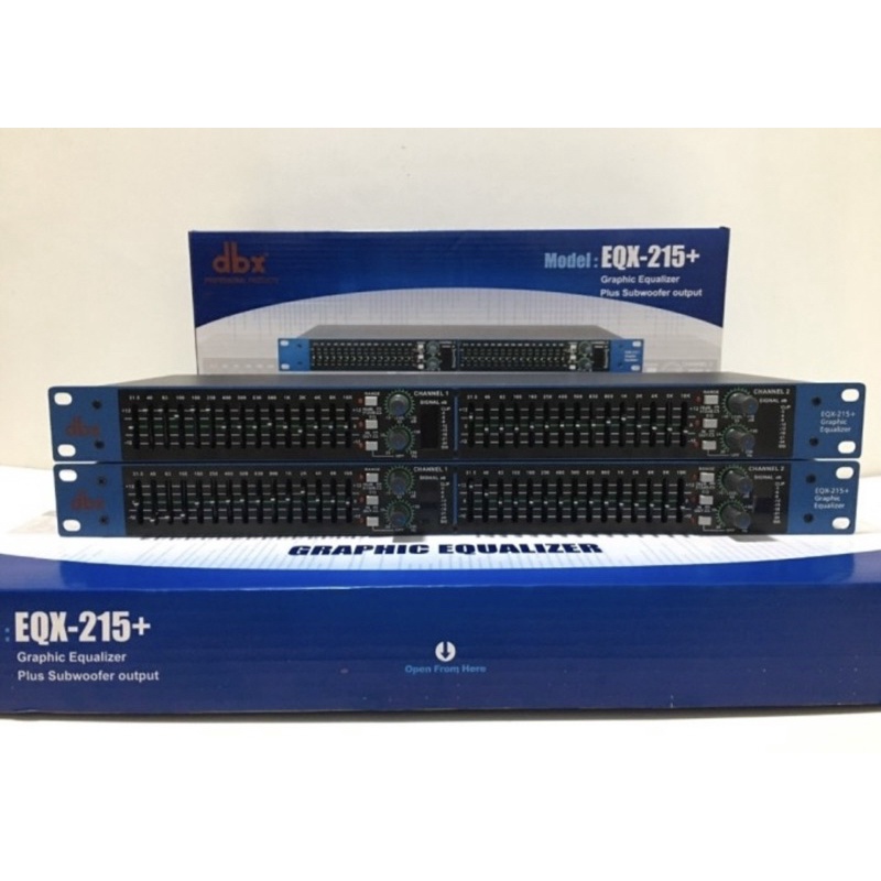 EQUALIZER/EQUALISER DBX EQX215/EQX 215 PLUS SUBWOOFER NEW Equaliser DBX EQX 215 Plus Subwoofer / eqx