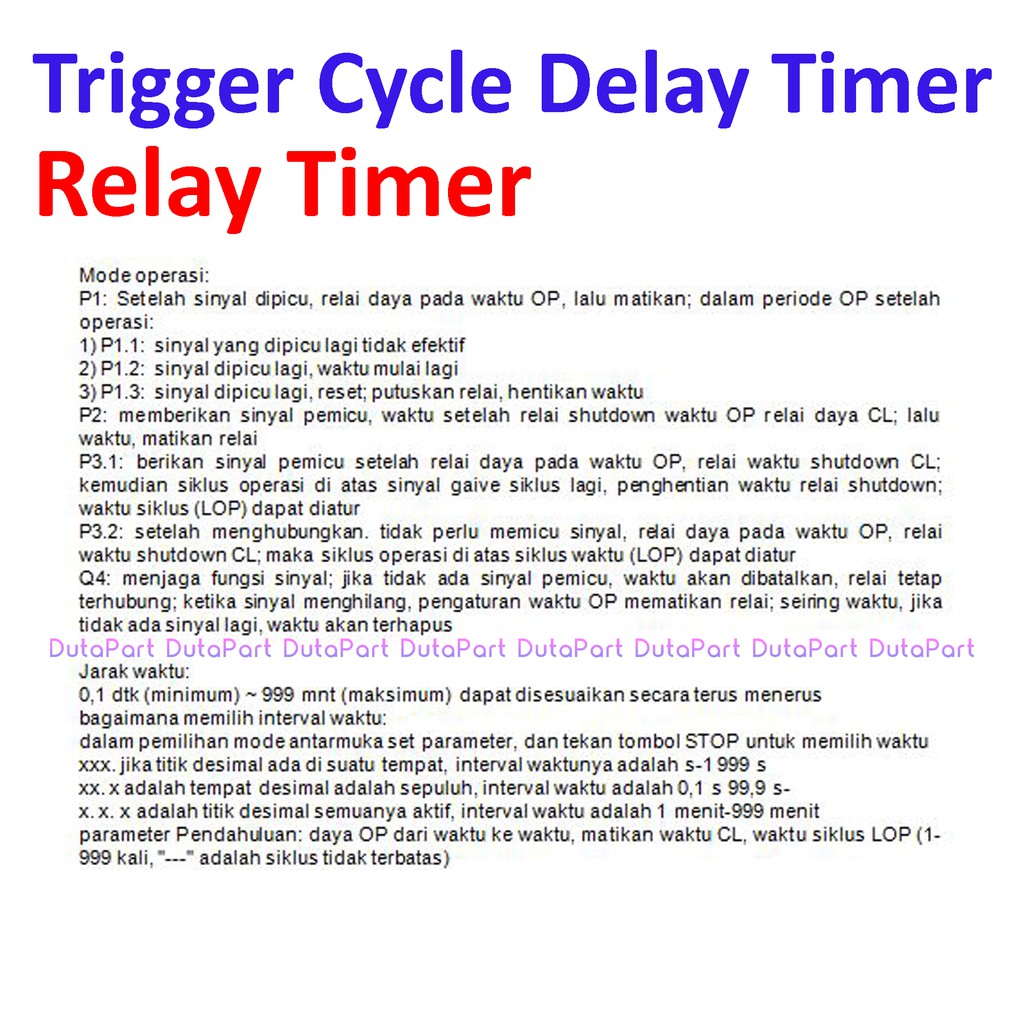 Relay Module Switch Trigger Time Delay Circuit Timer Cycle Adjustable