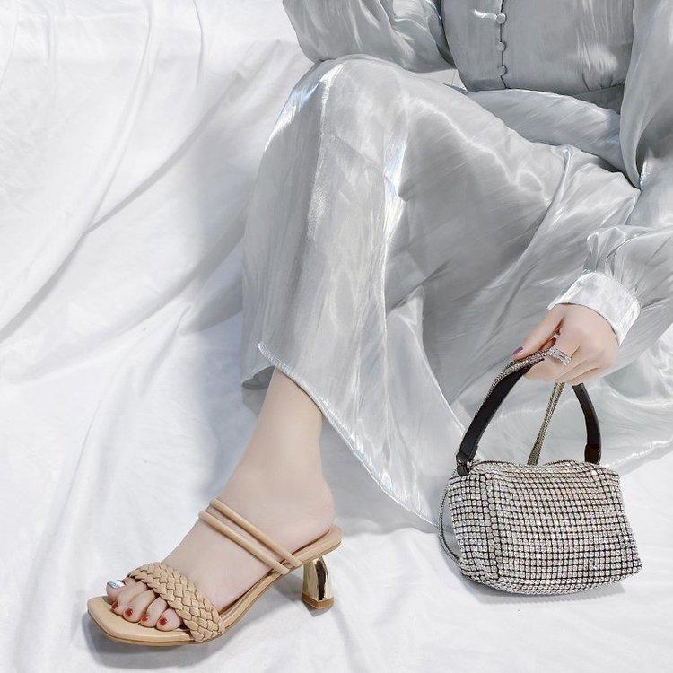 Sandal hak tinggi wanita high heels wanita sandal kerja wanita sendal korea NS881