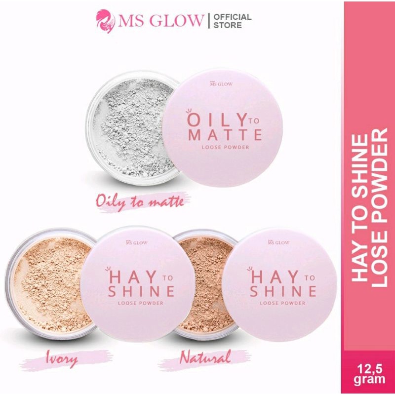 MS GLOW LOOSE POWDER / LOOSE POWDER MS GLOW ORIGINAL / BEDAK TABUR MS GLOW