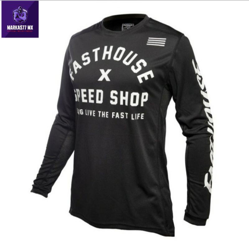 JERSEY SET FASTHOUSE HERITAGE RAVEN JERSEY SET SEPEDA MTB DOWNHILL FASTHOUSE ORIGINAL