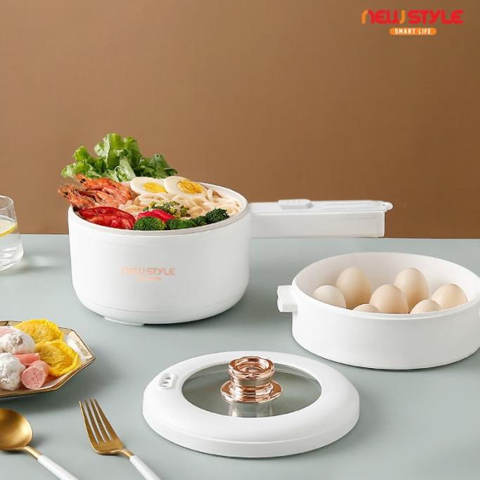 Panci Listrik Y25 Kompor Elektrik Portable Multifungsi Anti lengket