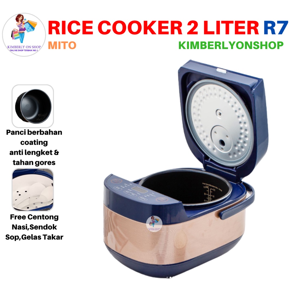 Rice Cooker R7 Penanak Nasi 2L Japan Quality Mito