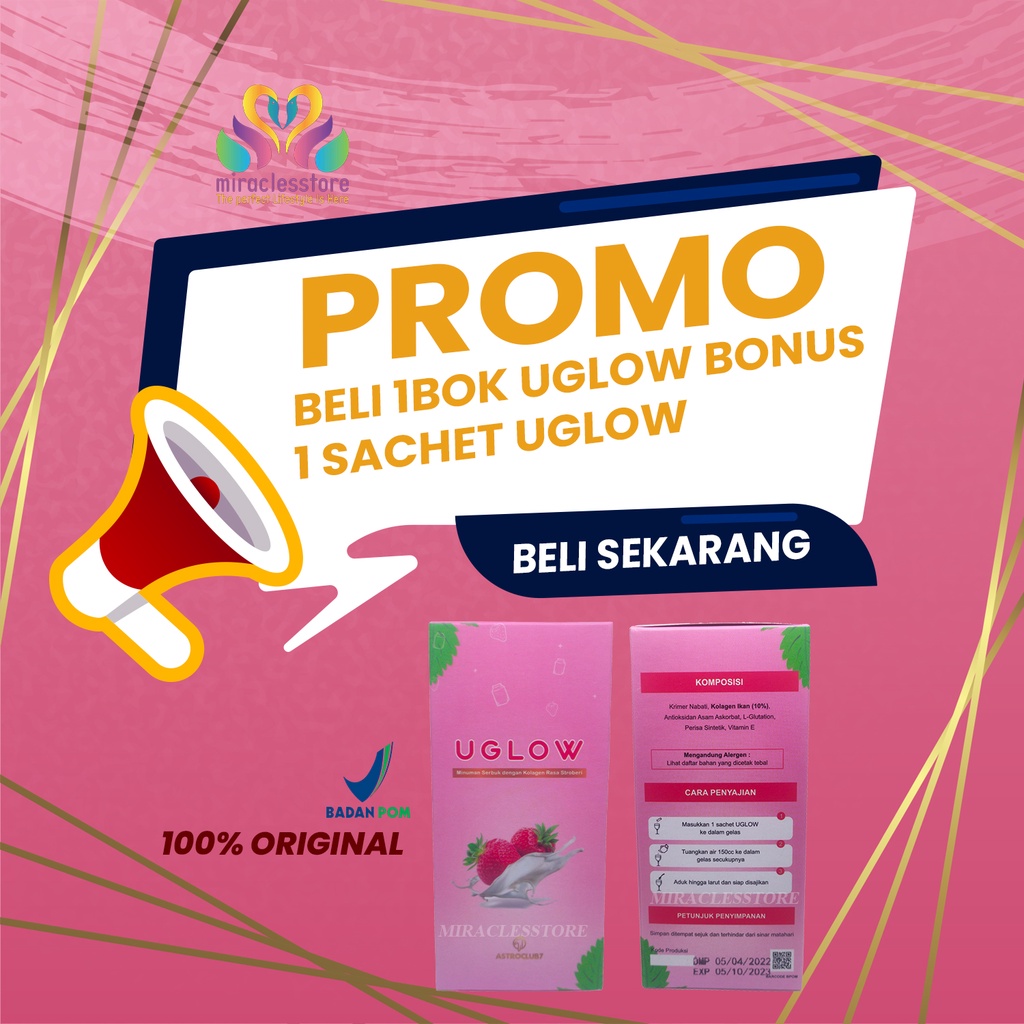 uglow susu kolagen u glow susu pemutih