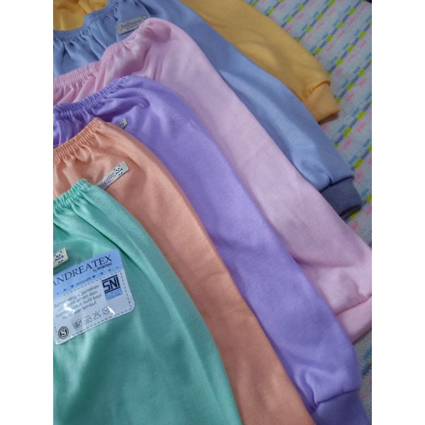 BOBOKO Celana Panjang Bayi Warna Pastel 0-5 bulan