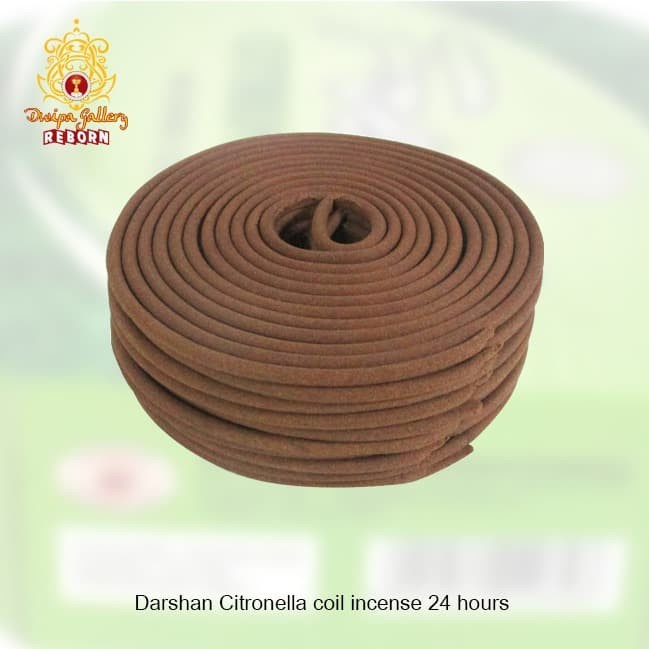 Dupa/ Hio Lingkar Wangi Harum Darshan Citronella Coil Incense 24 hours