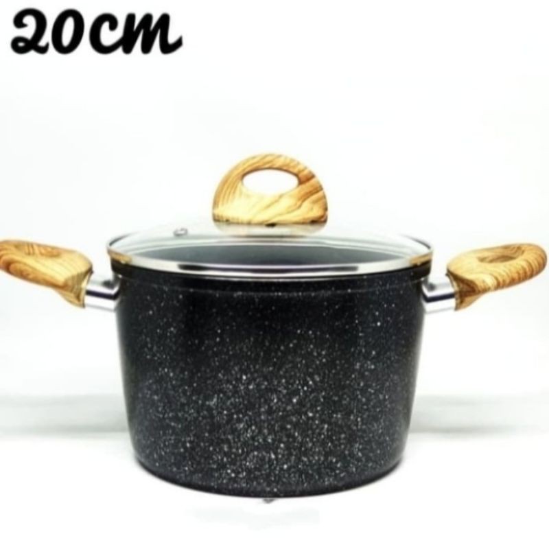 MJ 1212 YOSHIKAWA CASSEROLE TINGGI  UKURAN 20 CM ORIGINAL