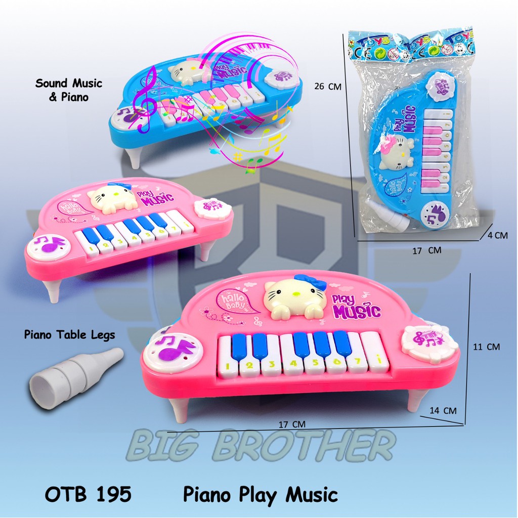 PROMO OTB074 BRO1262 OTB195 Piano Organ Alat Musik Mainan Anak Edukasi Elektronik Permainan Montessori