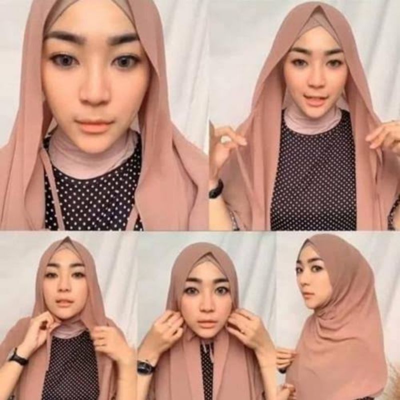 PASHMINA TALI DIAMOND ITALIANO Jahit tepi PASMINA INSTANT HIJAB TALI