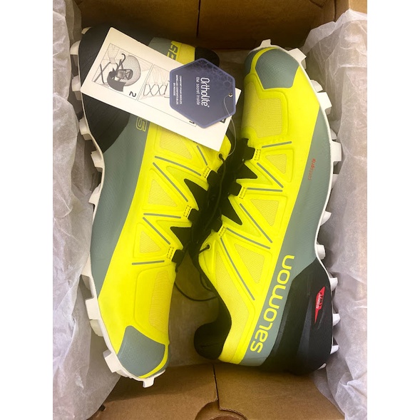 SALOMON SPEEDCROSS 5 - Sulphur Spring/Black/White - 44 - Original