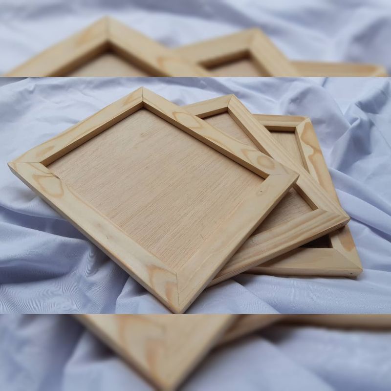 Pigura Kayu 5R 18x13cm - Frame Kayu Jati Belanda 5R