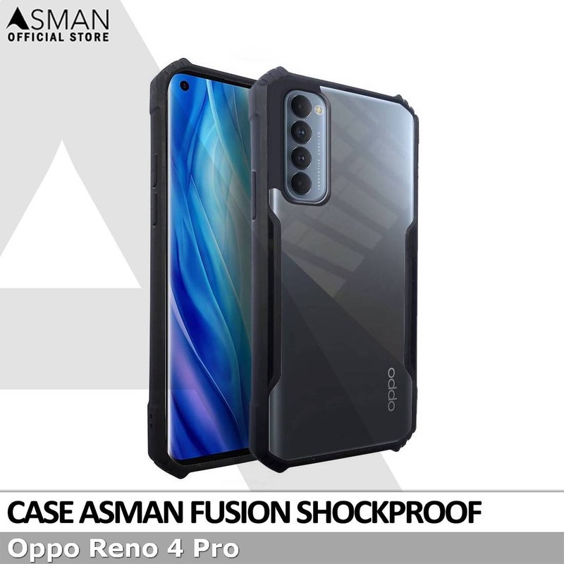 Asman Fusion Oppo Reno 4 Pro Case Premium Amor Acrylic