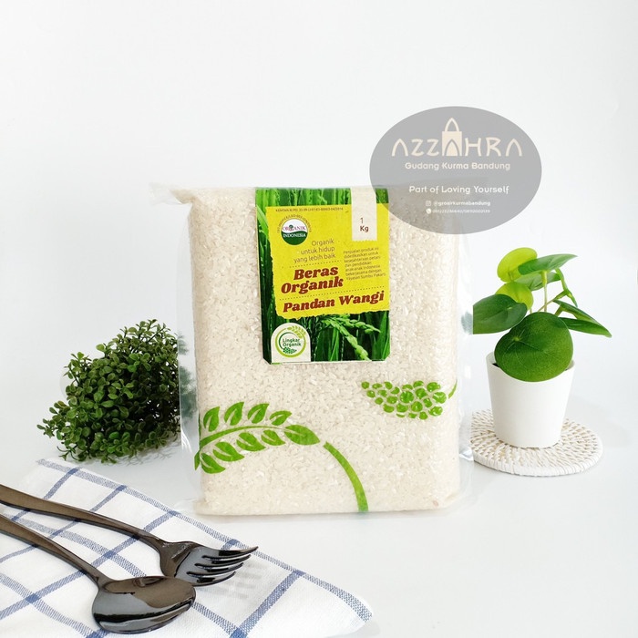 

978EqW Beras / Beras Organik / Lingkar Organik / Beras Lingkar Organik - Pandan Wangi WQ0112