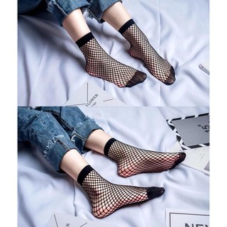      Kaos Kaki cewek  Ruffle Bahan Lace Mesh 