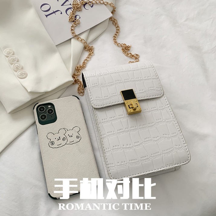 Tas Selempang Wanita / Tas HandPhone Wanita Fashion PU Leather Casual Terbaru Murah